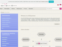 Tablet Screenshot of georadar.pl